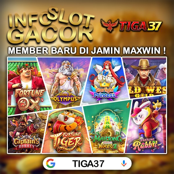 TIGA37 Daftar Sekejap ke Slot Gacor Online